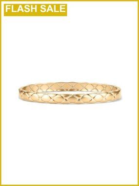 Waterproof 14K Gold Plated Bangle Bracelet for Women, Hypoallergenic